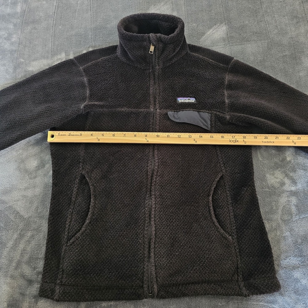 Patagonia Women's Full-Zip Re-Tool Jacket Size Small Black Polartec - Picture 3 of 10